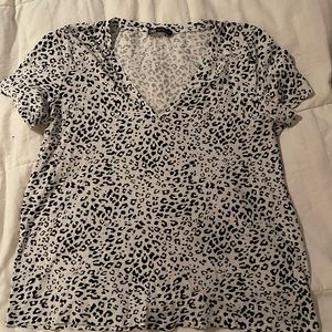 Zara zebra print t shirt